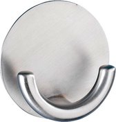 Wenko Handdoekhaak zelfklevend zilver - 4366190100 - Ophangen zonder boren, Zelfklevend