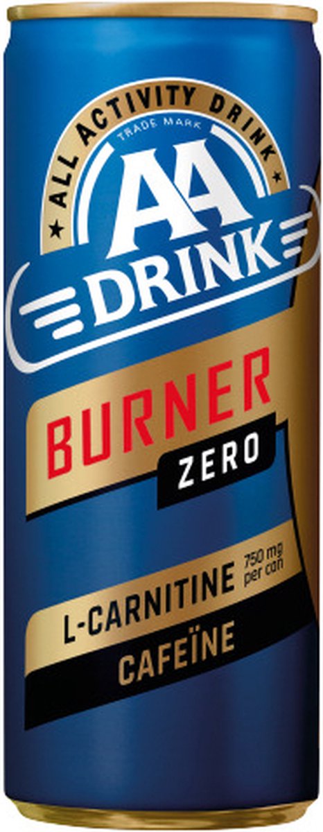AA Drink | Burner | Zero | Blik | 12 x 25 cl