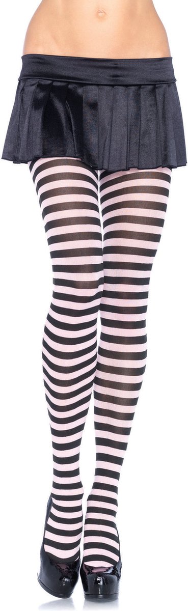 Leg Avenue Panty - Zwart wit