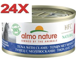 Almo Nature HFC - Kattenvoer - Tonijn & Mosselen - 24x70gr
