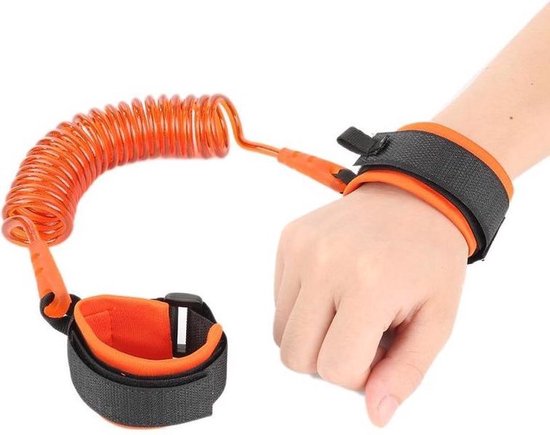 *** Polstuigje 360 Oranje - Polsband/Kind - Veilig Onderweg - van Heble® *** van Heble® — afbeelding 2