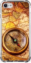 Telefoon Hoesje iPhone SE 2022/2020 | iPhone 8/7 Hoesje met transparante rand Kompas