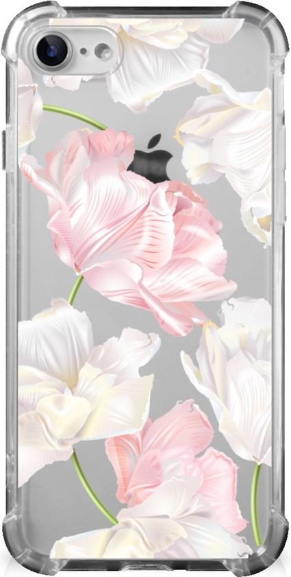 Chip goedkeuren naald GSM Hoesje iPhone SE 2022/2020 | iPhone 8/7 Leuk TPU Back Cover met  transparante rand... | bol.com