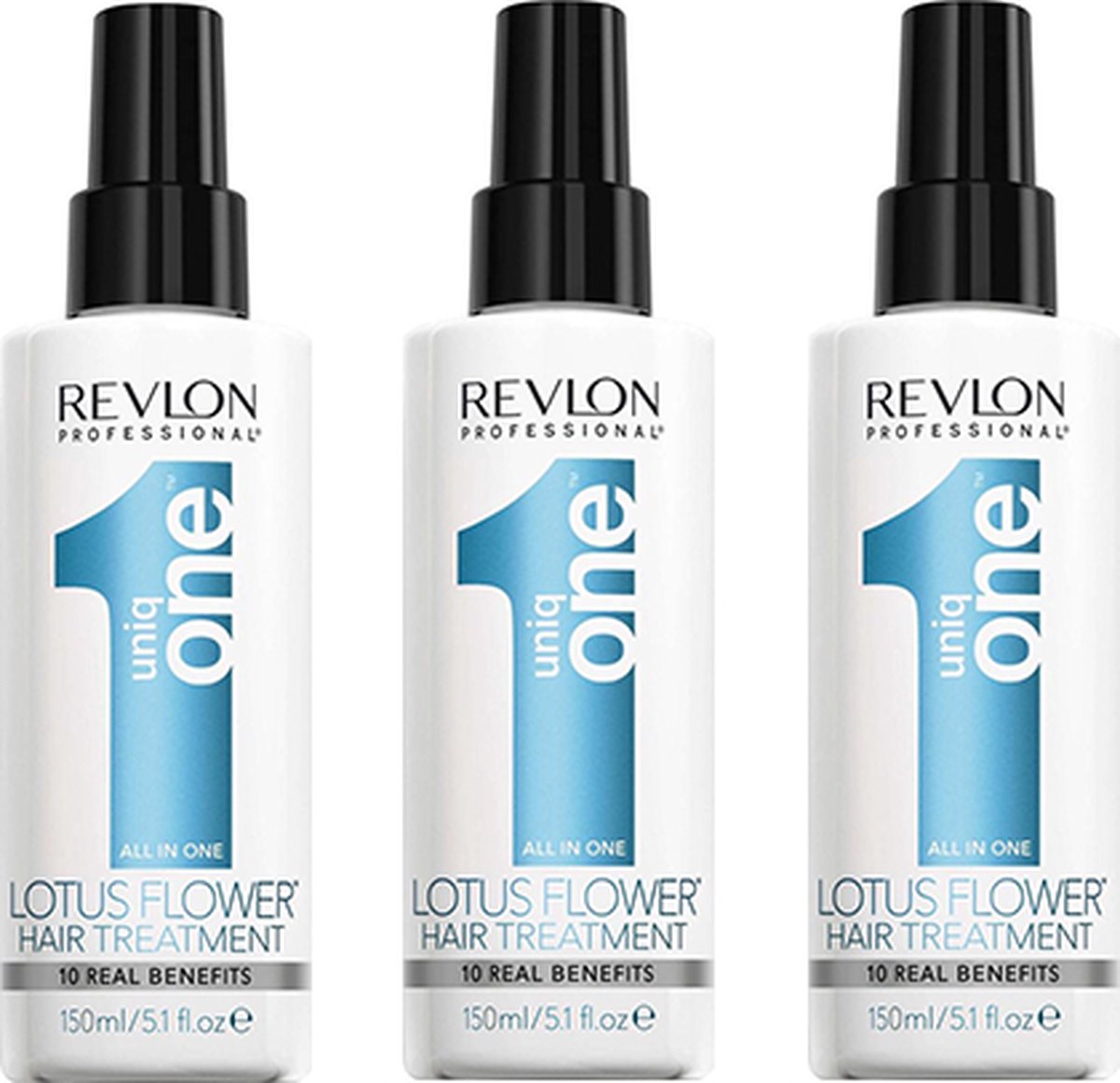 Revlon Uniq One Lotus Hair Treatment - 3x 150ml