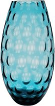 Prachtige grote handgemaakte vaas OLIVA - aquamarine kleur - Royal Bohemia