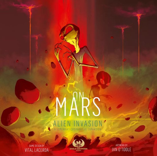 Boek: On Mars: Alien Invasion Expansion with Wooden Alien Tokens, geschreven door Eagle-Gryphon Games