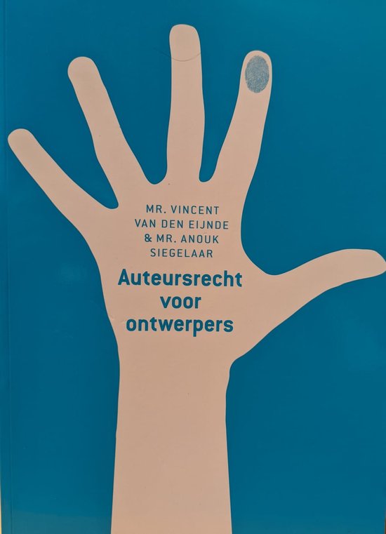 Cover van het boek 'Auteursrecht voor ontwerpers' van Vincent van den Eijnde