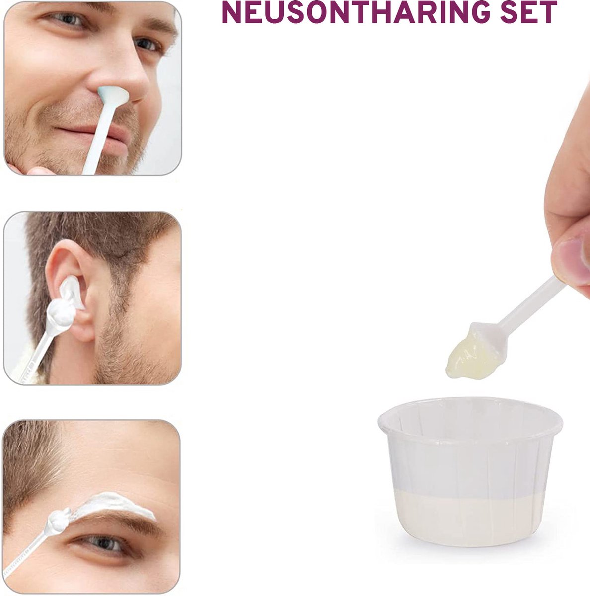 Ensemble d'épilation nasale UNIQ - Kit de Cire pour le nez - Enlever les  poils du nez | bol.com