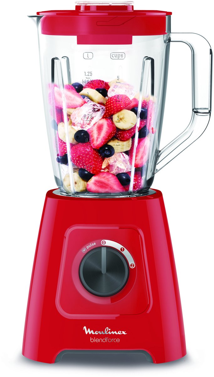 Moulinex Blendforce 2 LM420510 - Blender - Rood