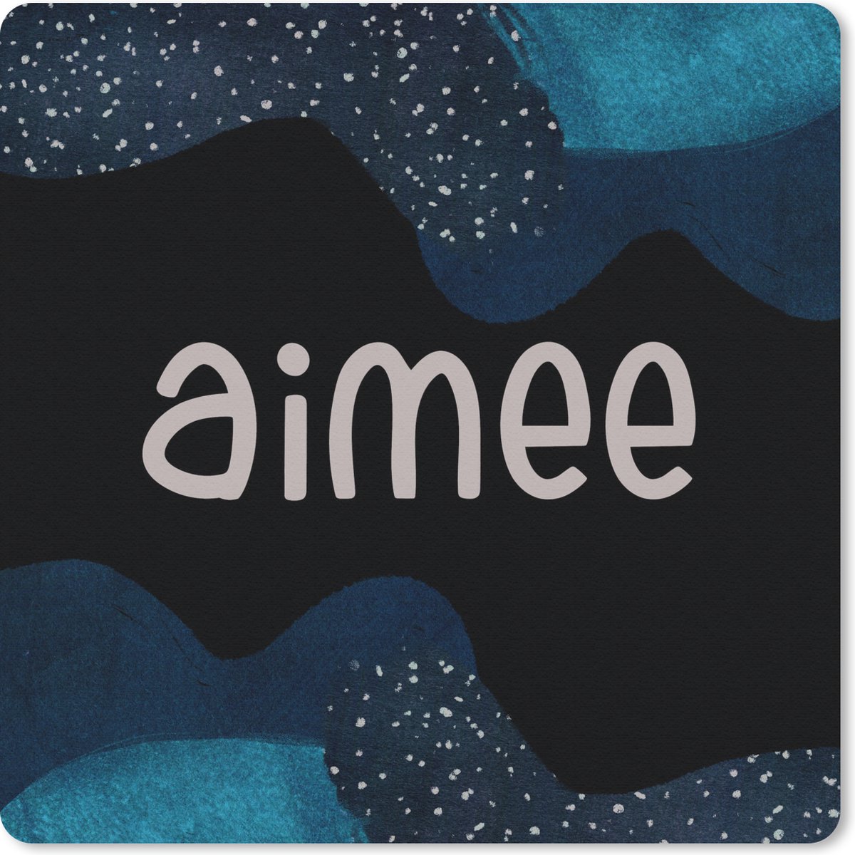 Muismat 30x30 cm - Mousepad Aimee - Pastel - Meisje - Muismatten
