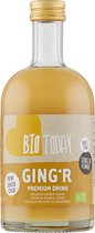 BioToday Ging'r gemberdrank premium (Doos met 4 flessen van 500 ml) NL-BIO-01