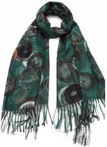 Sjaal rondjes-effen herfst/winter 180/70cm