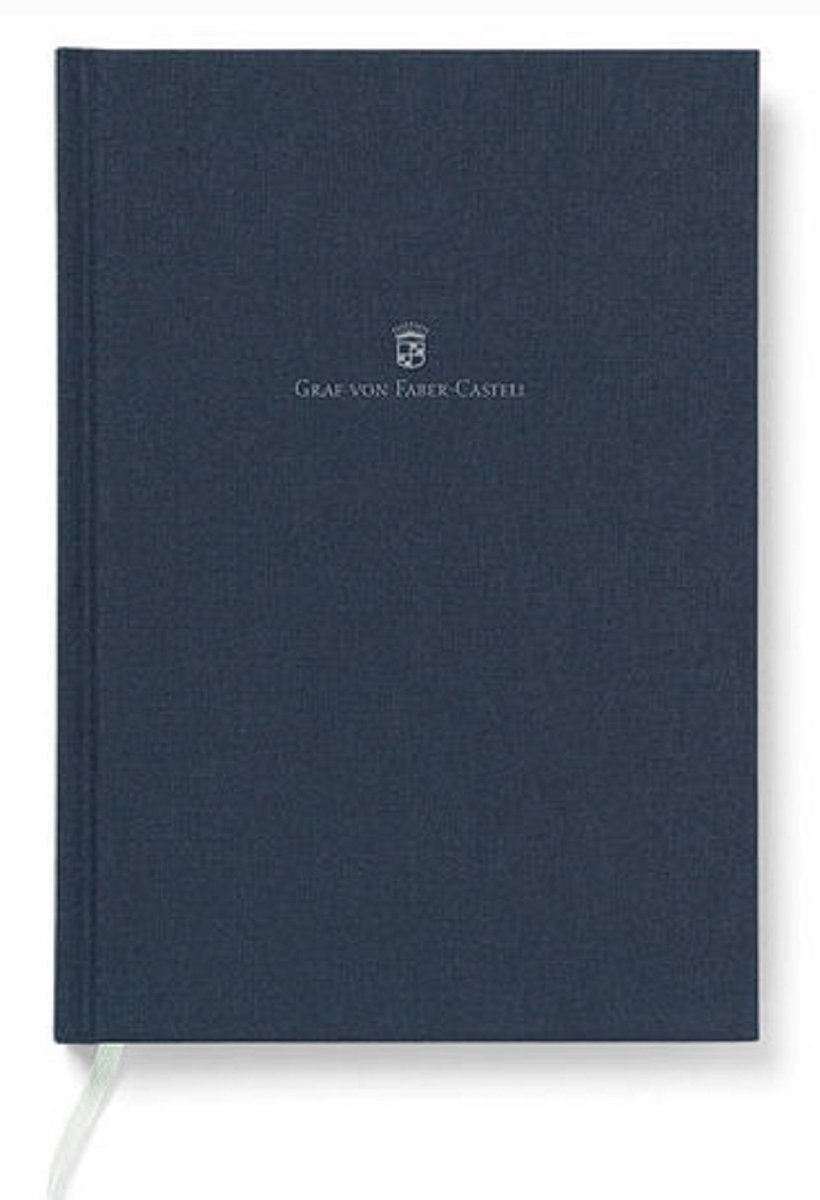 Graf von Faber-Castell Gebonden A6 Notitieboek (15,3 x 11cm) - nachtblauw