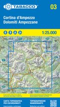 Cortina d'Ampezzo e Dolomiti Ampezzane (blad 03) 1:25 000