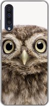 Coque Samsung Galaxy A30s - Hibou - Hibou - Portrait - Yeux - Vogel - Enfants - Garçons - Filles - Coque de téléphone en Siliconen