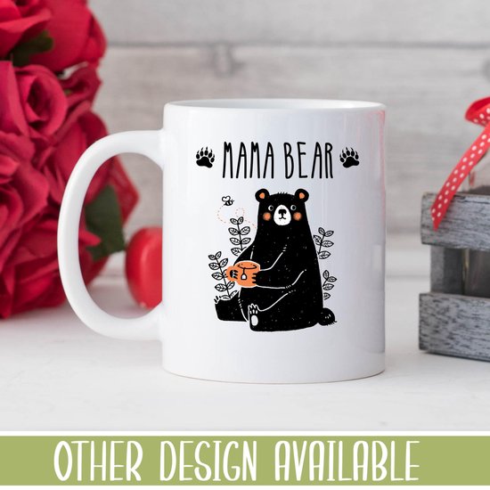 Mug Maman Bear - Cadeau fête des mères - Fête des mères - Cadeau Saint Valentin - Cadeau pour femme - Mugs et tasses - Cadeau pour maman - Cadeau Maman - Saint Valentin - Verres à thé - Tasse à café