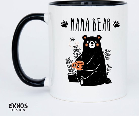 Mug Maman Bear - Cadeau fête des mères - Fête des mères - Cadeau Saint Valentin - Cadeau pour femme - Mugs et tasses - Cadeau pour maman - Cadeau Maman - Saint Valentin - Verres à thé - Tasse à café