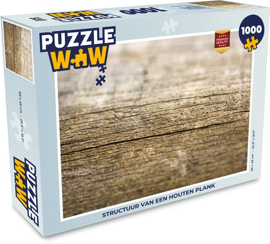 Puzzel Structuur van een houten plank - Legpuzzel - Puzzel 1000 stukjes  volwassenen | bol.com