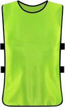 Trainingshesje - Overgooier - Sporthesje - Trainingshesje - Hesjes - Voetbal hesje - Veiligheidshesje - Maat L - Polyester - Groen en zwart