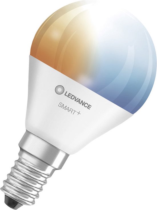Ampoule LED LEDVANCE - Base: E14 - blanc réglable - 2700  6500 K - 5 W -  SMART +