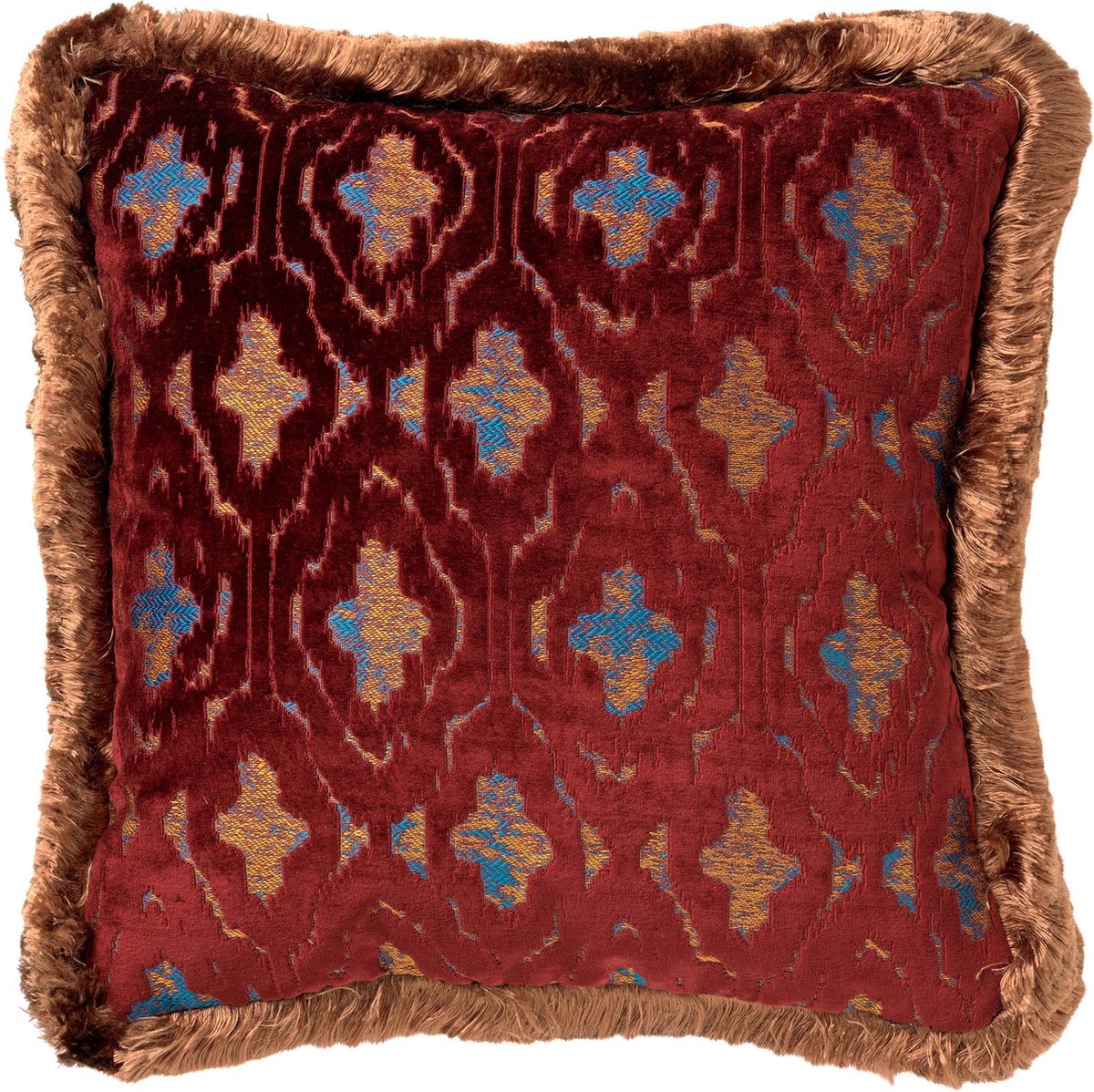 Hoii BIJOU | sierkussen 45x45 cm | Merlot | rood | Hoii | met duurzame kussenvulling Bordeaux