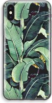 Case Company® - Hoesje geschikt voor iPhone XS Max hoesje - Bananenbladeren - Soft Cover Telefoonhoesje - Bescherming aan alle Kanten en Schermrand