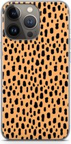 Case Company® - Hoesje geschikt voor iPhone 13 Pro hoesje - Panter - Soft Cover Telefoonhoesje - Bescherming aan alle Kanten en Schermrand