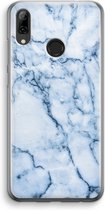 Case Company® - Hoesje geschikt voor Huawei P Smart (2019) hoesje - Blauw marmer - Soft Cover Telefoonhoesje - Bescherming aan alle Kanten en Schermrand