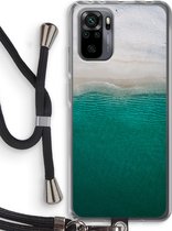Case Company® - Hoesje met koord geschikt voor Xiaomi Redmi Note 10 Pro hoesje met Koord - Stranded - Telefoonhoesje met Zwart Koord - Bescherming aan alle Kanten en Over de Schermrand