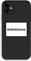 Case Company® - Hoesje geschikt voor iPhone 11 hoesje - Ambitchious - Biologisch Afbreekbaar Telefoonhoesje - Bescherming alle Kanten en Schermrand