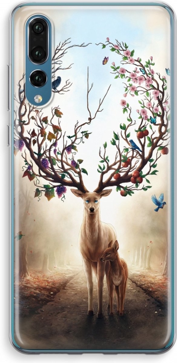 Coque Gel TPU Souple Pour Huawei P20 - Motif Loup, Anti-choc - Marque NOVAGO - Neuf Sous Blister