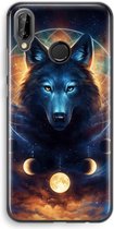 Case Company® - Hoesje geschikt voor Huawei P20 Lite hoesje - Wolf Dreamcatcher - Soft Cover Telefoonhoesje - Bescherming aan alle Kanten en Schermrand