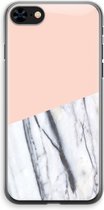 Case Company® - Hoesje geschikt voor iPhone 8 hoesje - A touch of peach - Soft Cover Telefoonhoesje - Bescherming aan alle Kanten en Schermrand