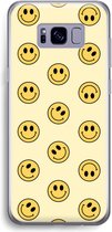 Case Company® - Hoesje geschikt voor Samsung Galaxy S8 hoesje - Smiley N°2 - Soft Cover Telefoonhoesje - Bescherming aan alle Kanten en Schermrand