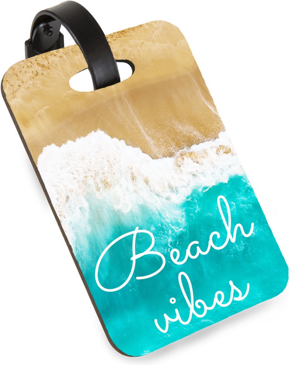 Hopitrix Bagagelabel Gekleurd voor Koffers - Beach Vibes