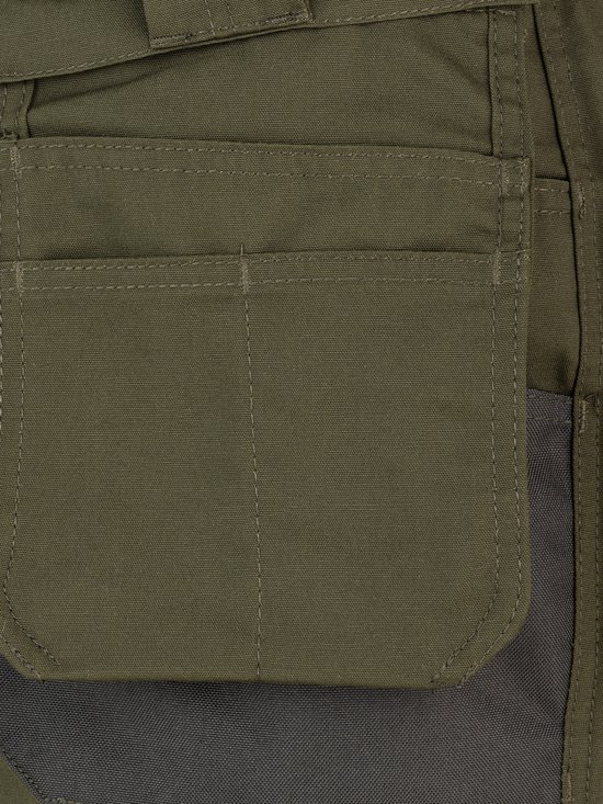 STØRVIK Job Pantalon de travail Court Homme - Taille XL - Vert olive