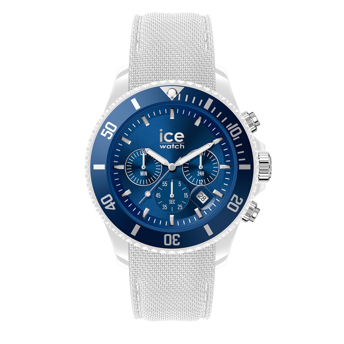 Ice-Watch ICE chrono White blue - L- IW020624 Horloge - 44mm