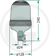 BASE FLEXIBLE GYROPHARE 12/24V H1 STELUX