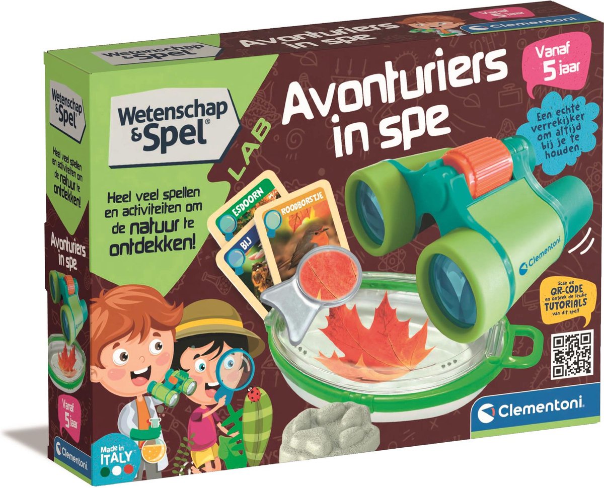 Clementoni Wetenschap & Spel - Junior Avonturier, Experimenteerset, 6+ jaar - 56053