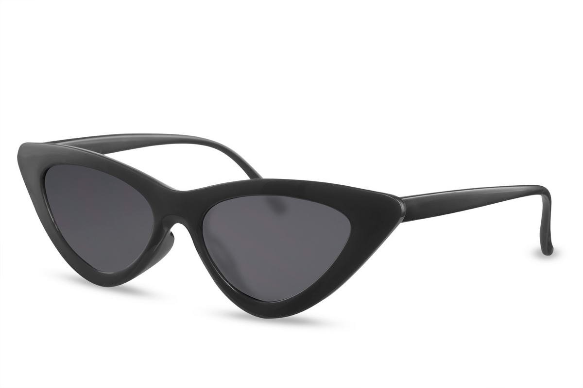 Joboly Cat Eye zonnebril - Zwart Frame - Zwarte Lenskleur - Dames