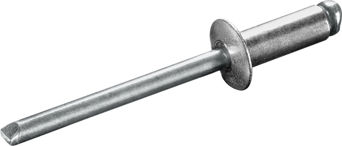 GOEBEL® - 500 x Blindklinknagels (Ø x L) 3 x 20 mm - Alu Aluminium AlMG 2,5 / Staal verzinkt - Vlakke kop - STANDARD - 7070130200 - ISO15977 - Popnagel
