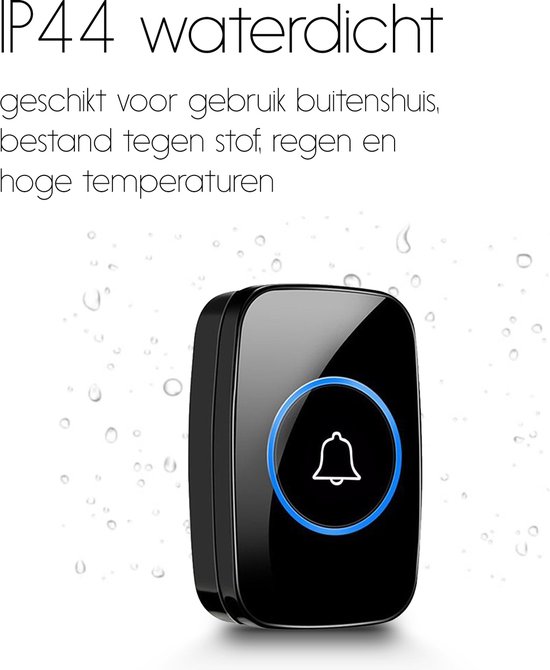 Eldur® Draadloze Deurbel - 2 Ontvangers - Plug & Play Doorbell - Batterij Inbegrepen — afbeelding 4