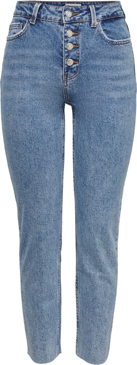 ONLY - ONLEMILY HW ST CR ANK RW BTN MAE06 - Dames - Jeans