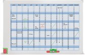 Nobo Performance Planbord/Whiteboard - Jaarplanner aan de Muur - 72 x 5 x 103 Cm - Wit