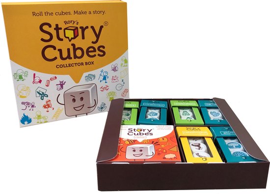 Thumbnail van een extra afbeelding van het spel Rory's Story Cubes Collector Box - Dobbelspel