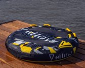 YellowV opblaasbare funtube voor 2 personen model "DISC" Ook leuk als Cadeau - waterpret achter de speedboot