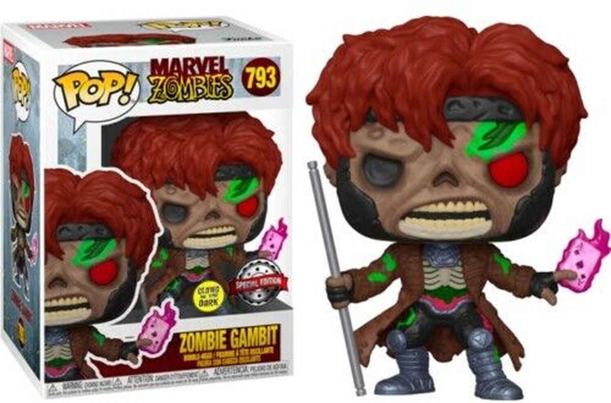Funko POP! Marvel Zombies Gambit nr. 793 Special Edition glow in the dark