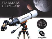 Starmars Telescoop - 375x Vergroting - Sterrenkijker Volwassenen / Gevorderden - Inclusief Statief en Draagtas - 50080