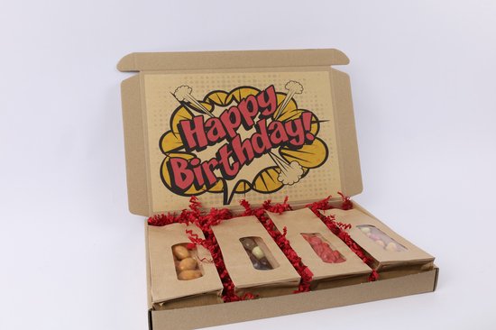 Happy Birthday| Verjaardag | Gift | Brievenbus Cadeau | Chocolade cadeau | Verjaardag cadeautje