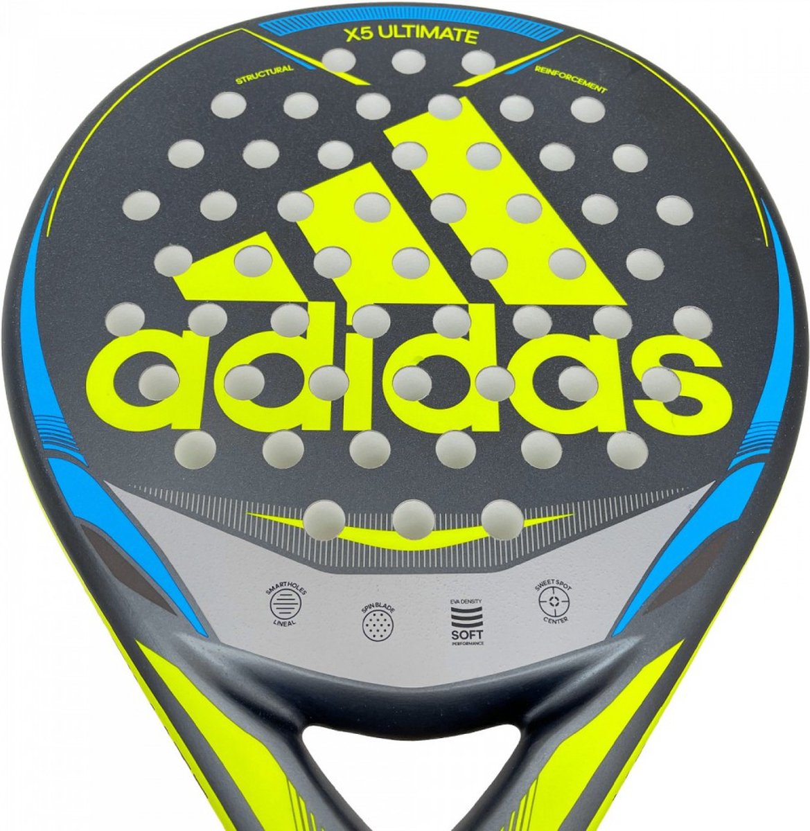 Adidas X5 Ultimate LTD (tête ronde) pour les joueurs de padel débutants et avancés...